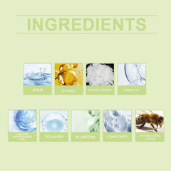 Gentle skin care cream texture