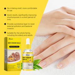 Bee venom solution for daily nail moisture