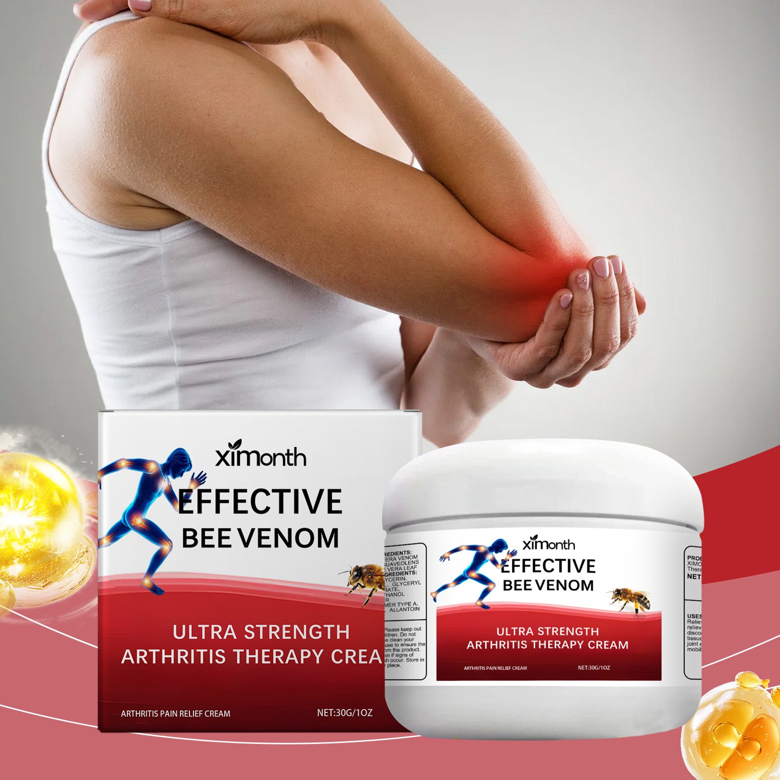 XIMONTHS bee venom hand and foot joint care cream
