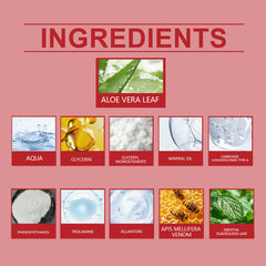 Bee venom cream with mint leaf extract