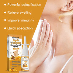 Nasal spray bottle for a refreshing nasal-care routine