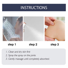 Bee Venom Joint Spray for Deformities showing product size and packaging