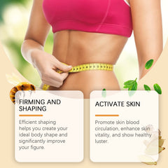 Body shaping cream packaging and application