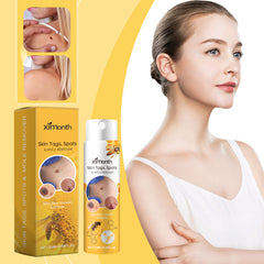 Portable wart care spray for gentle topical use