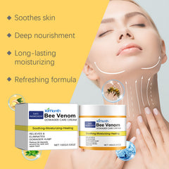 Bee venom cream for upper-back skin care