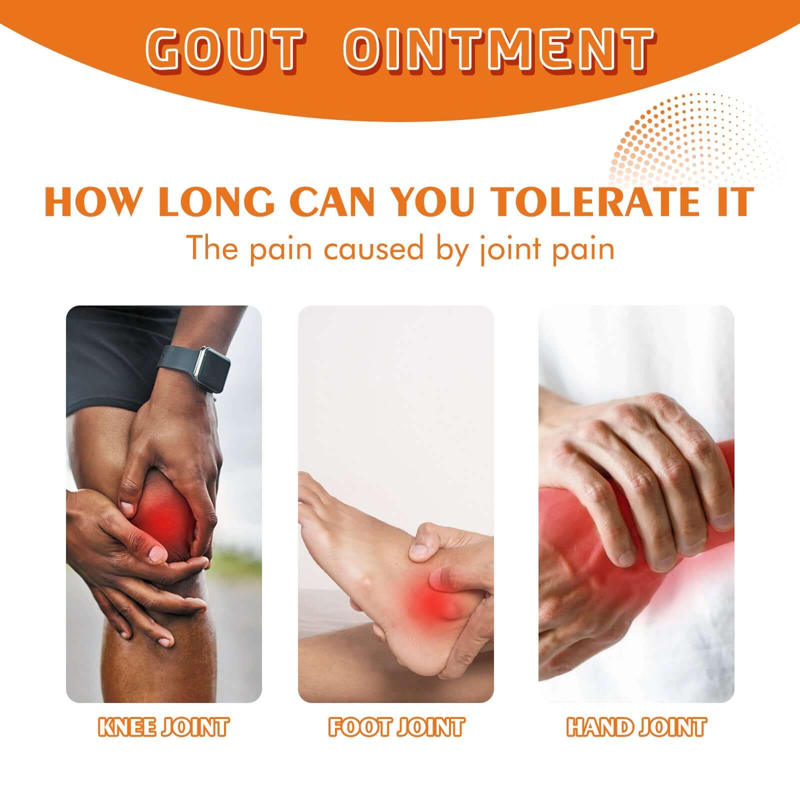 bee venom knee therapy gel targeting knee and foot joint pain relief areas