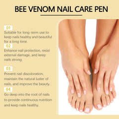 Bee venom nail pen for dry and brittle-looking nails