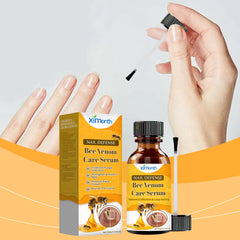 Bee venom serum for soft-looking fingernails and toenails
