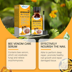 Nail care solution bottle for hand and foot nails