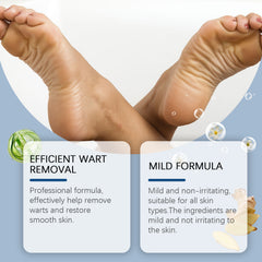 Wart patch for a defined small skin area