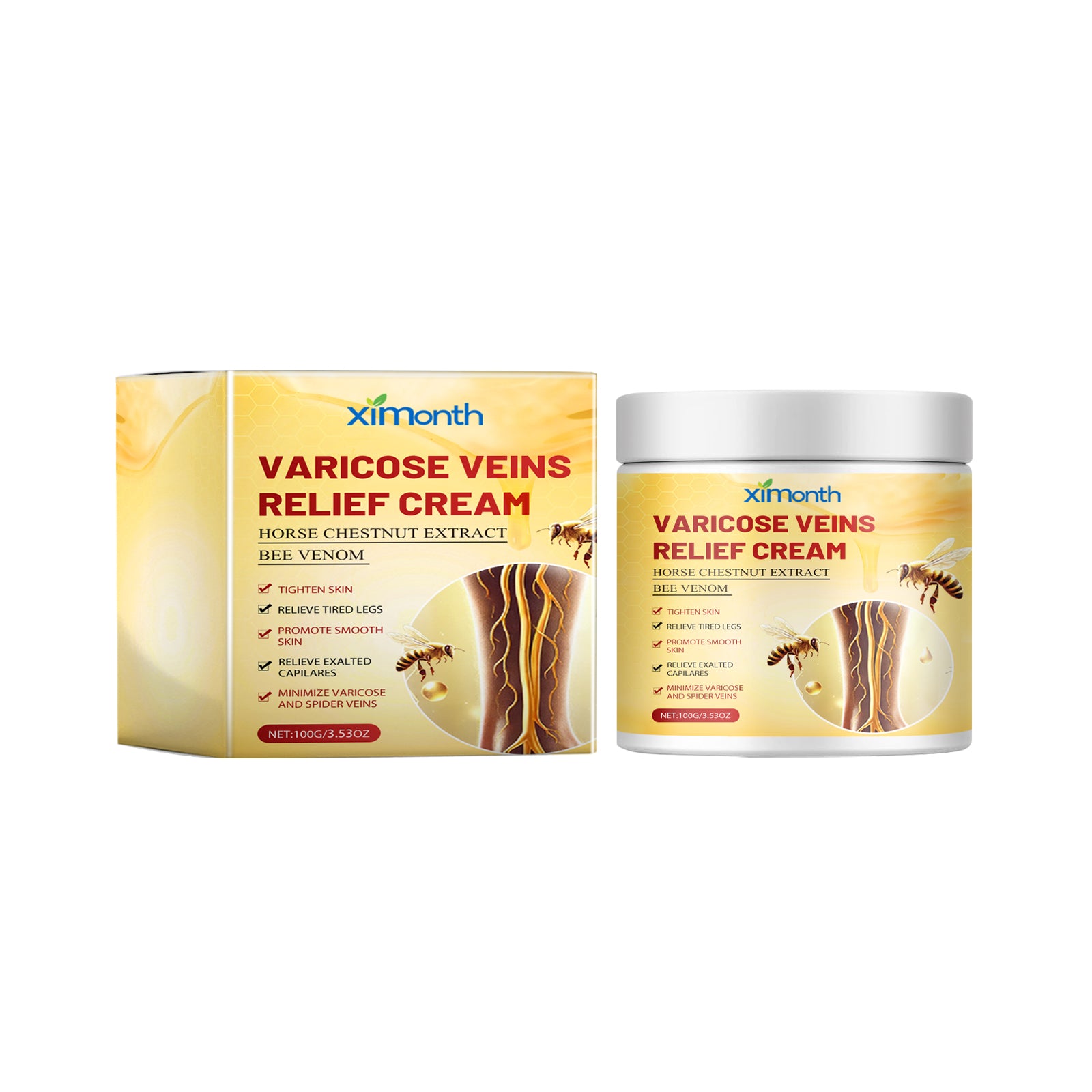 XIMONTHS bee venom leg care cream