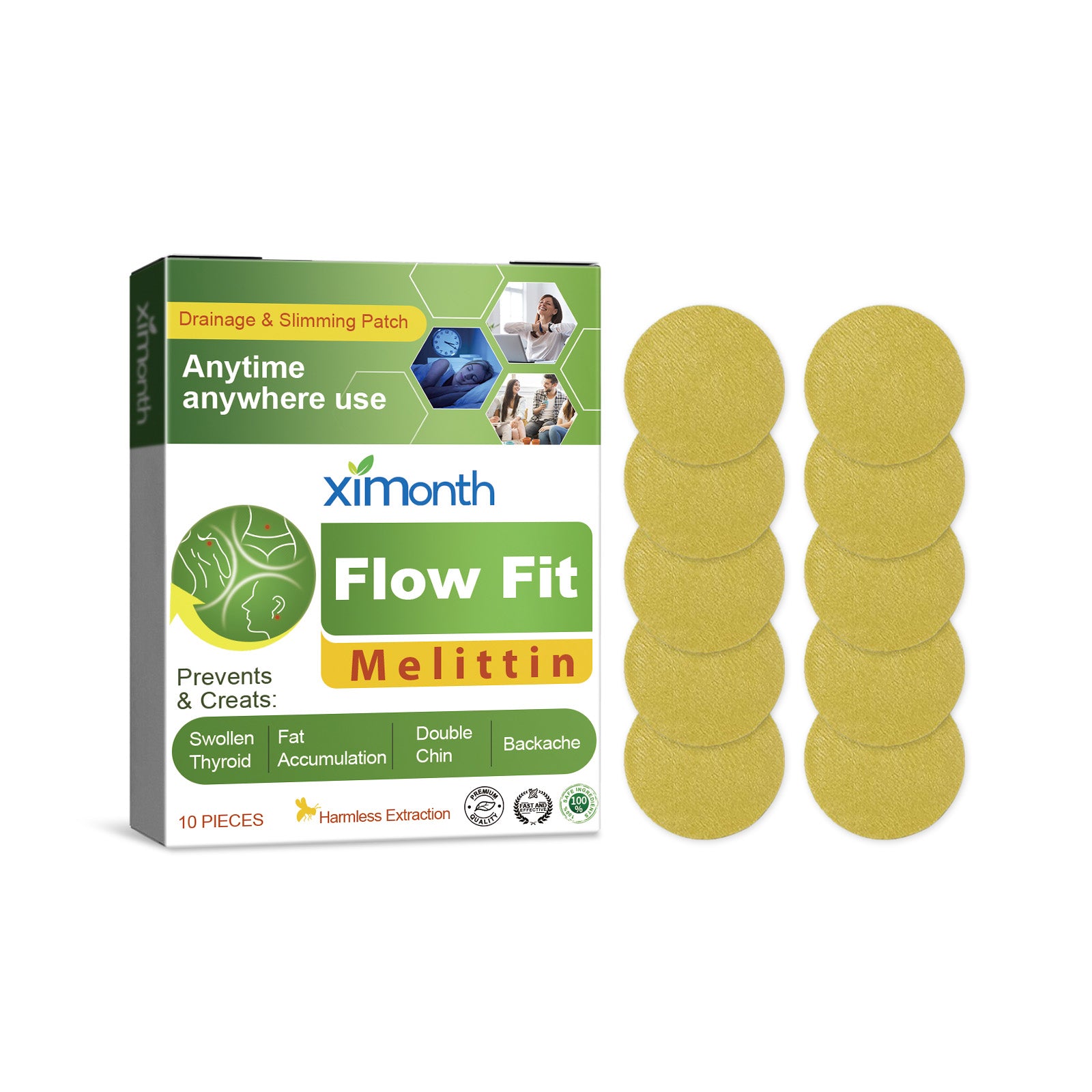 XIMONTHS melittin botanical body care patches