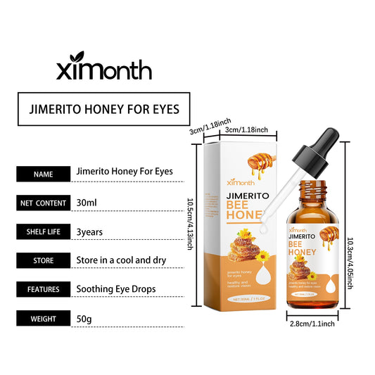 30ml Jimerito dropper bottle with package dimensions