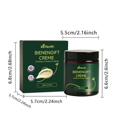 100g arnica body cream jar and carton with dimensions