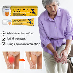 Before and after using Ximonth Joint Muscle Cream on knee joint for pain relief