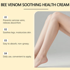 Non-greasy cream for tired-feeling legs