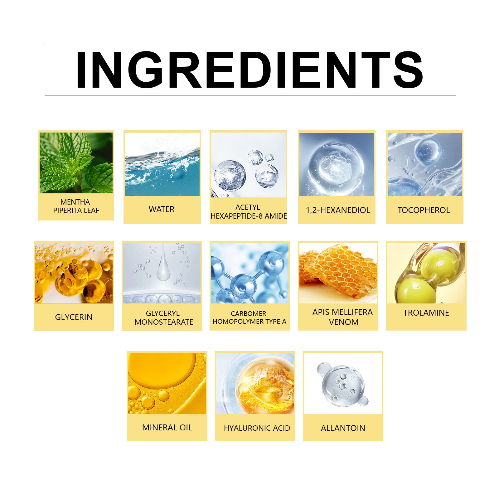 Cooling moisturizing cream for smoother-looking skin