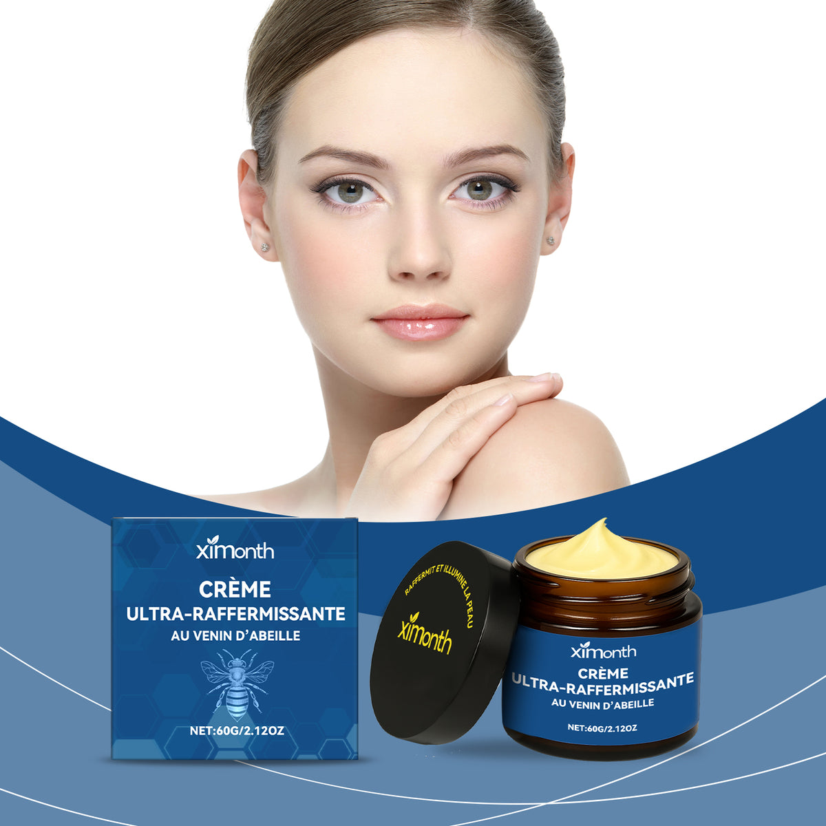XIMONTHS bee venom collagen firming face cream