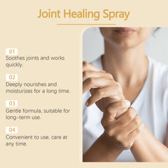 Magnesium spray feature illustration with a hand and wrist massage scene