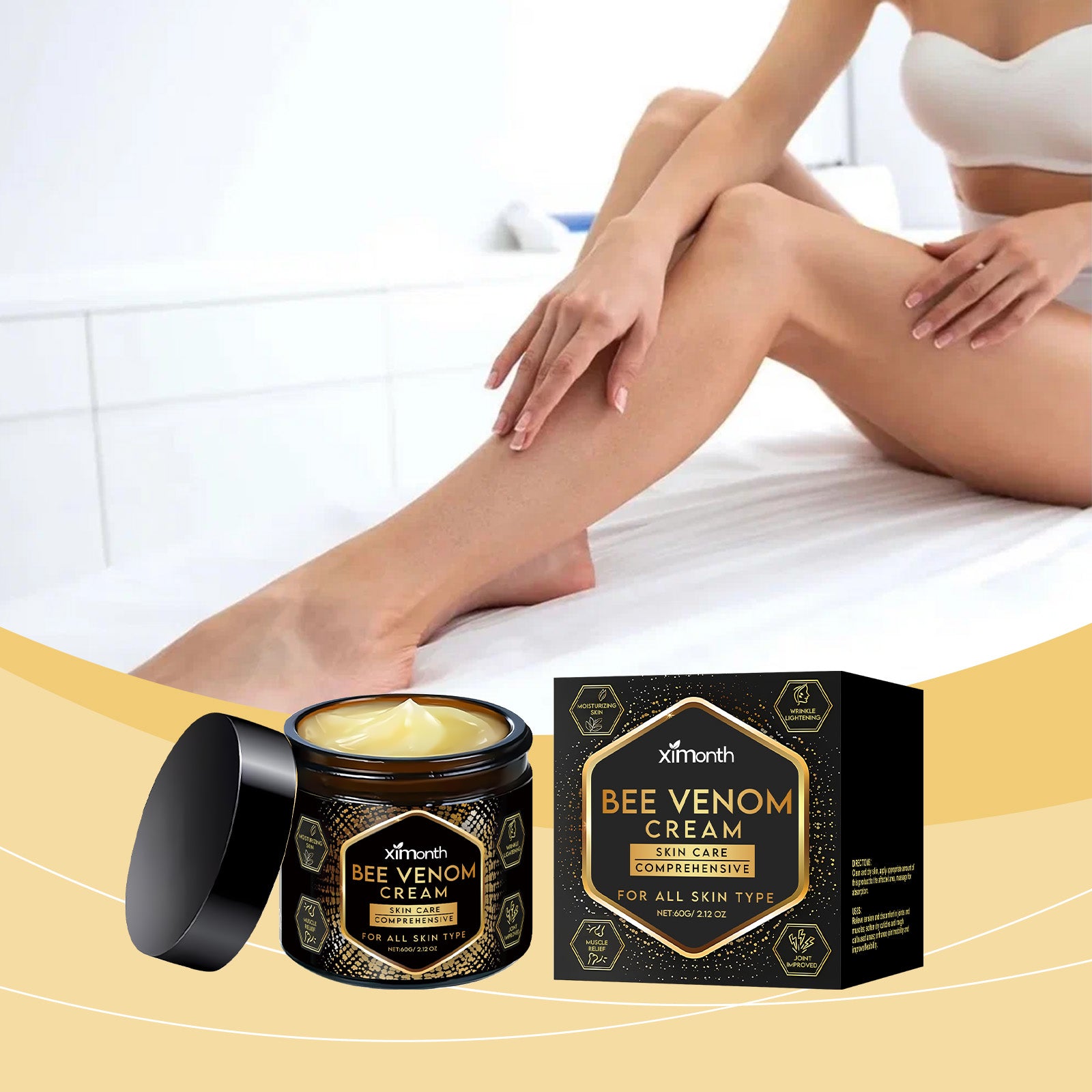 XIMONTHS bee venom tea tree skin care cream