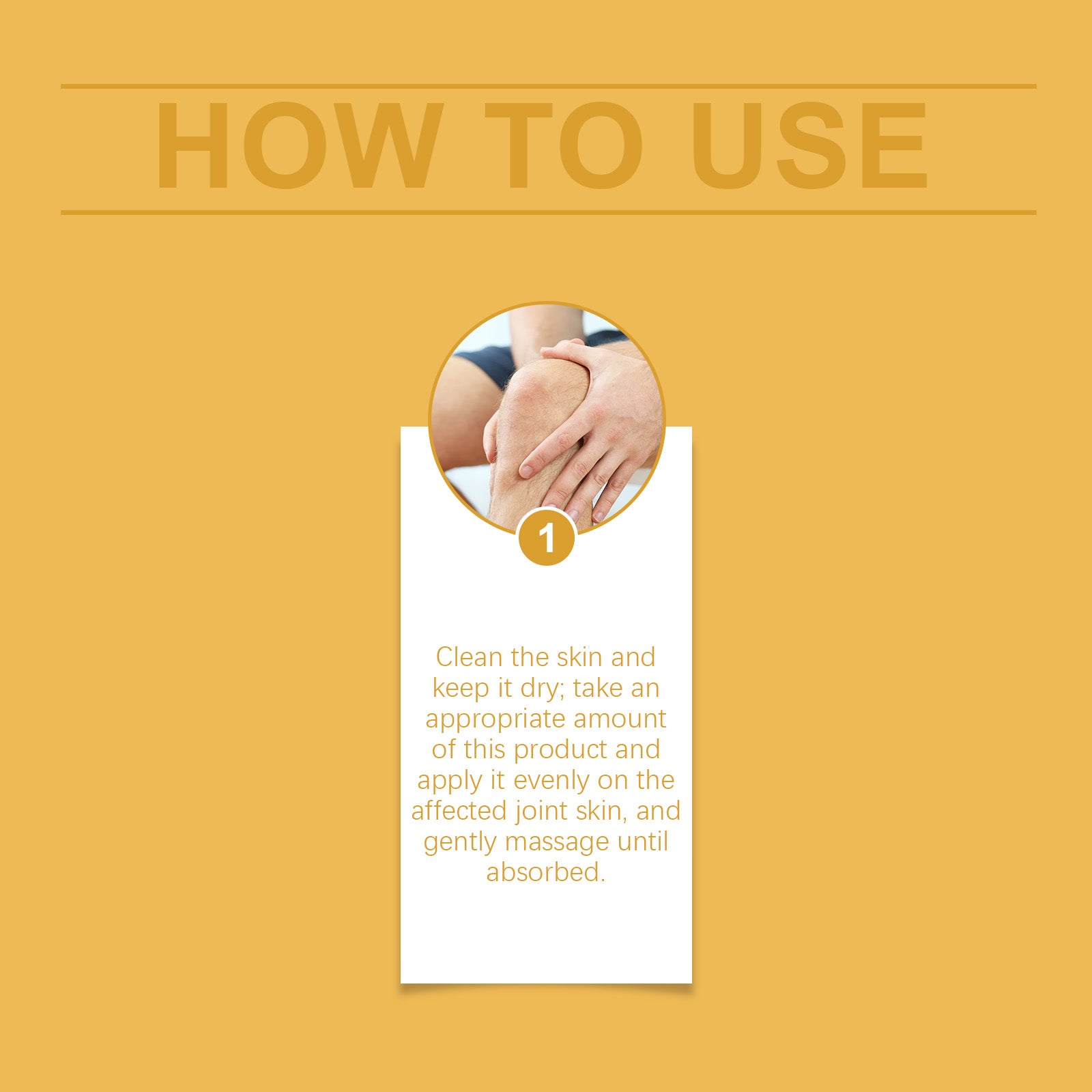 Non-greasy joint care cream texture