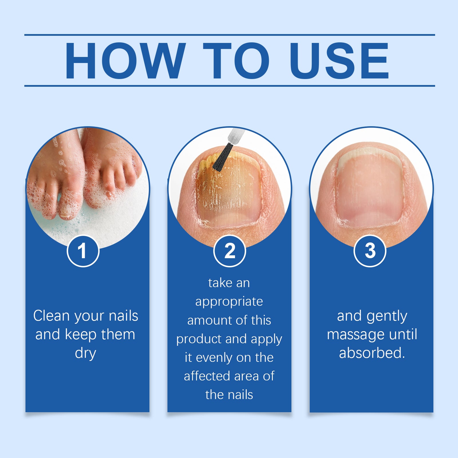 Nail serum bottle and applicator