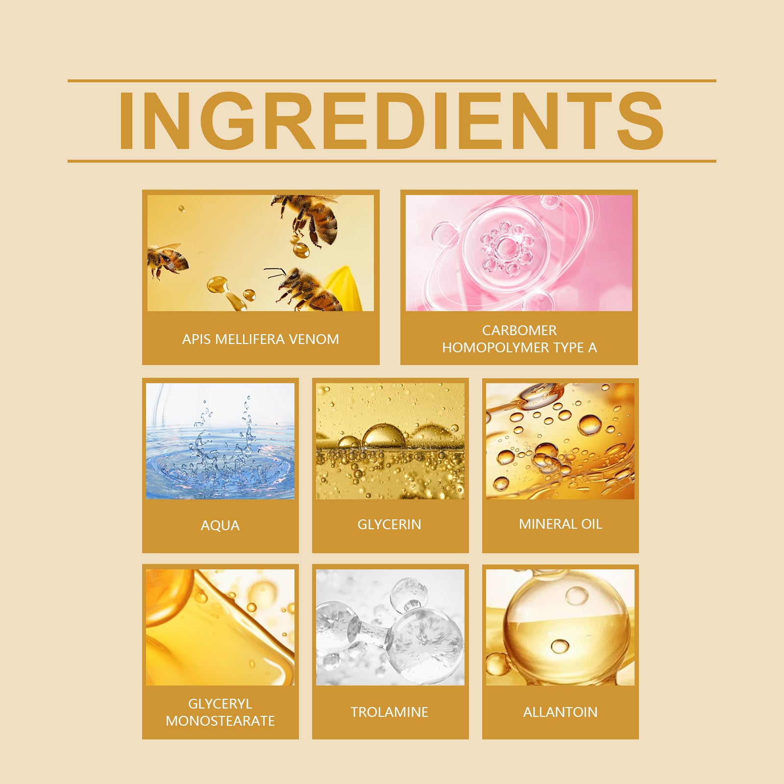Nail cream ingredients with glycerin and allantoin