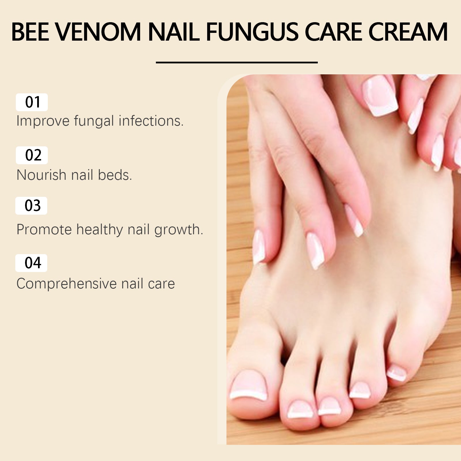 Nail bed and surrounding skin moisturizing cream