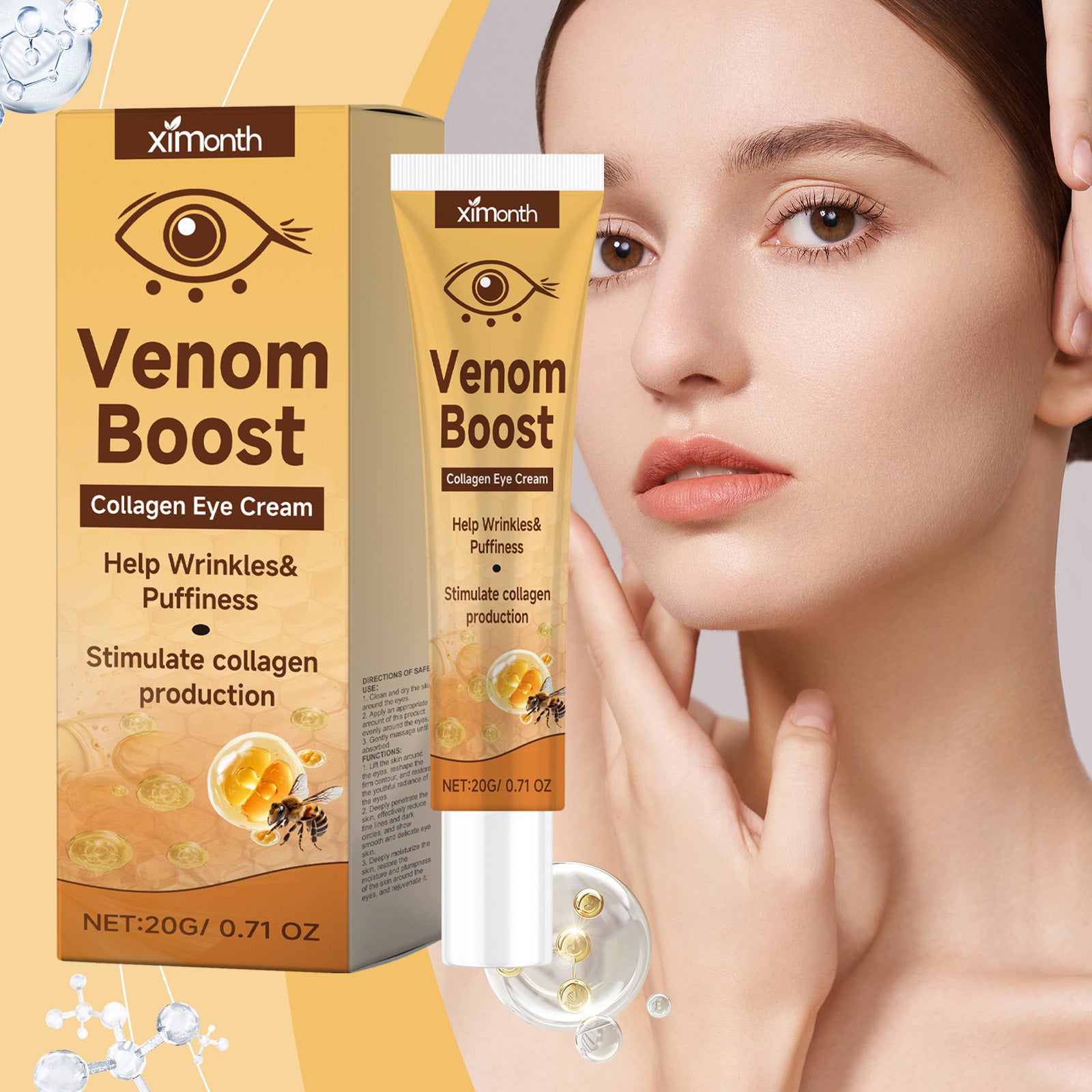 XIMONTHS bee venom eye cream