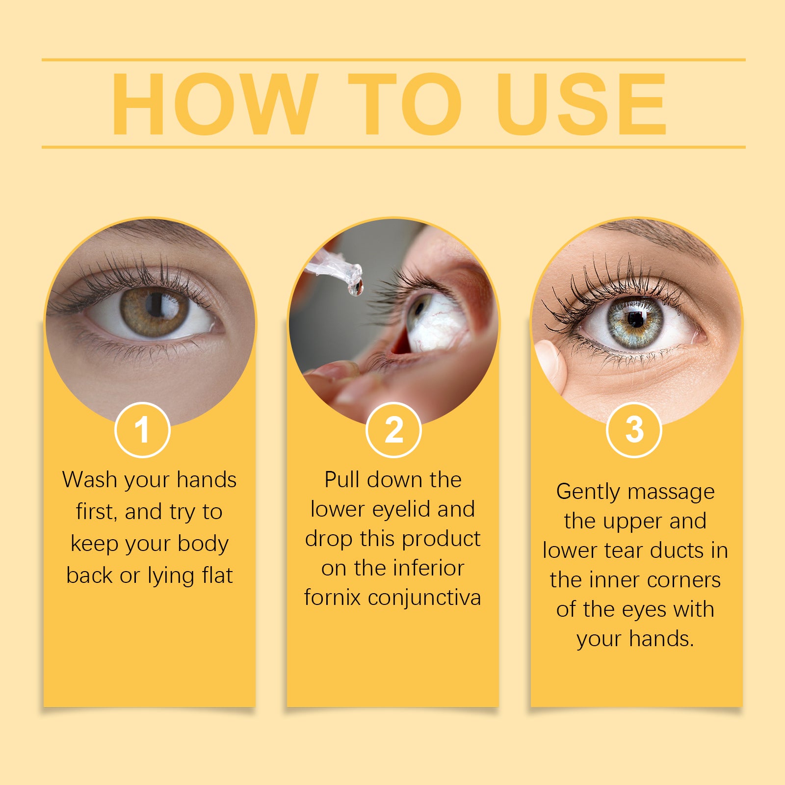How to apply XIMONTHS blueberry honey eye drops