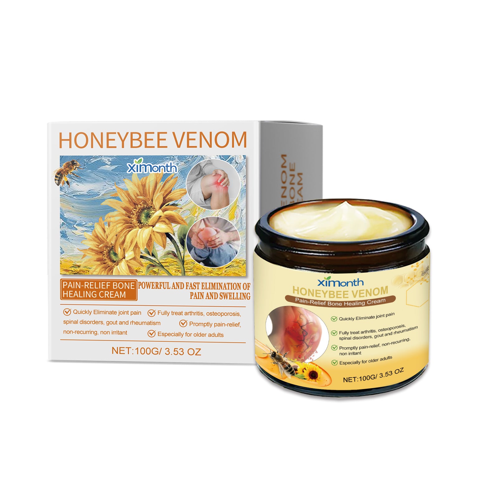 XIMONTHS bee venom knee and joint care cream