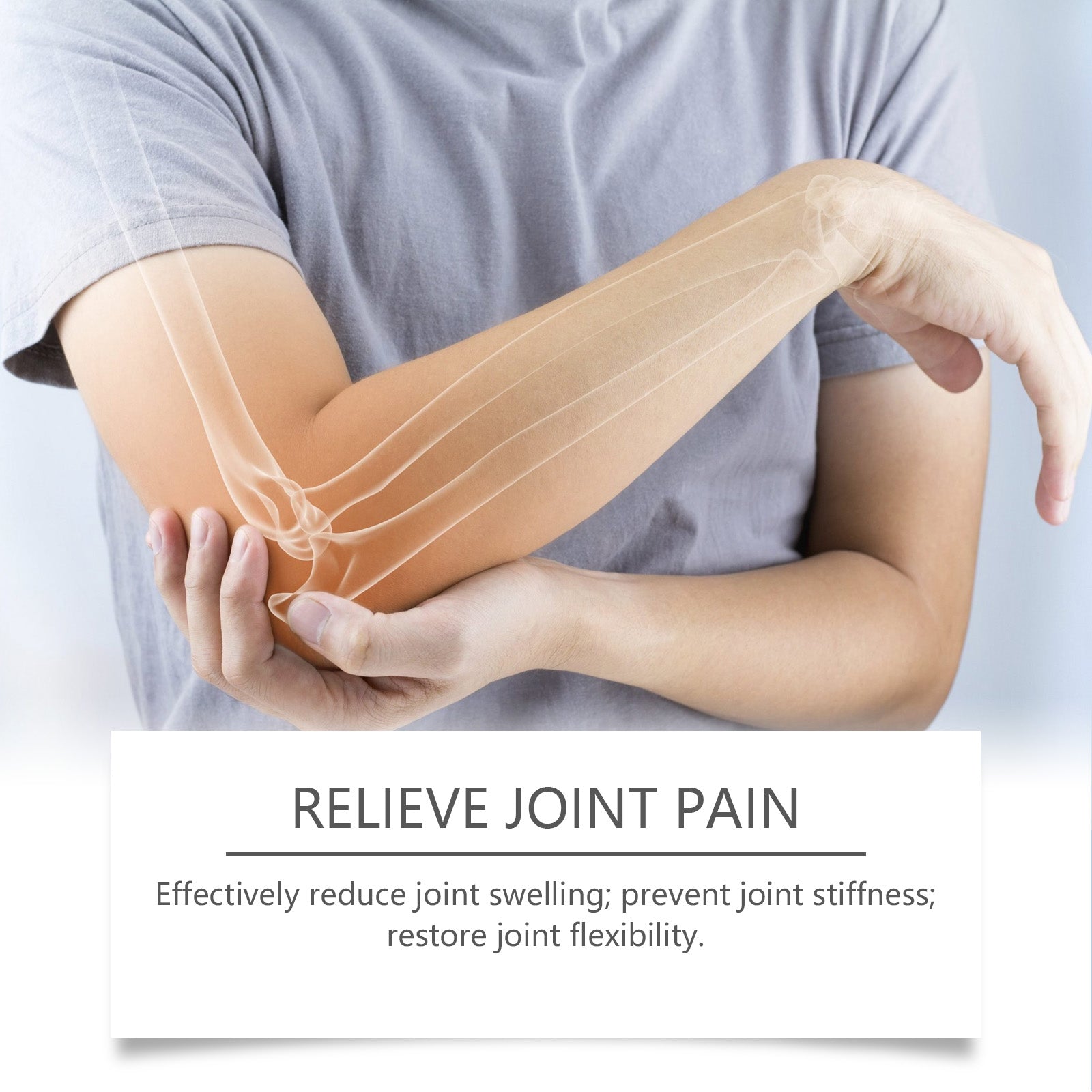 Knee and joint care cream packaging