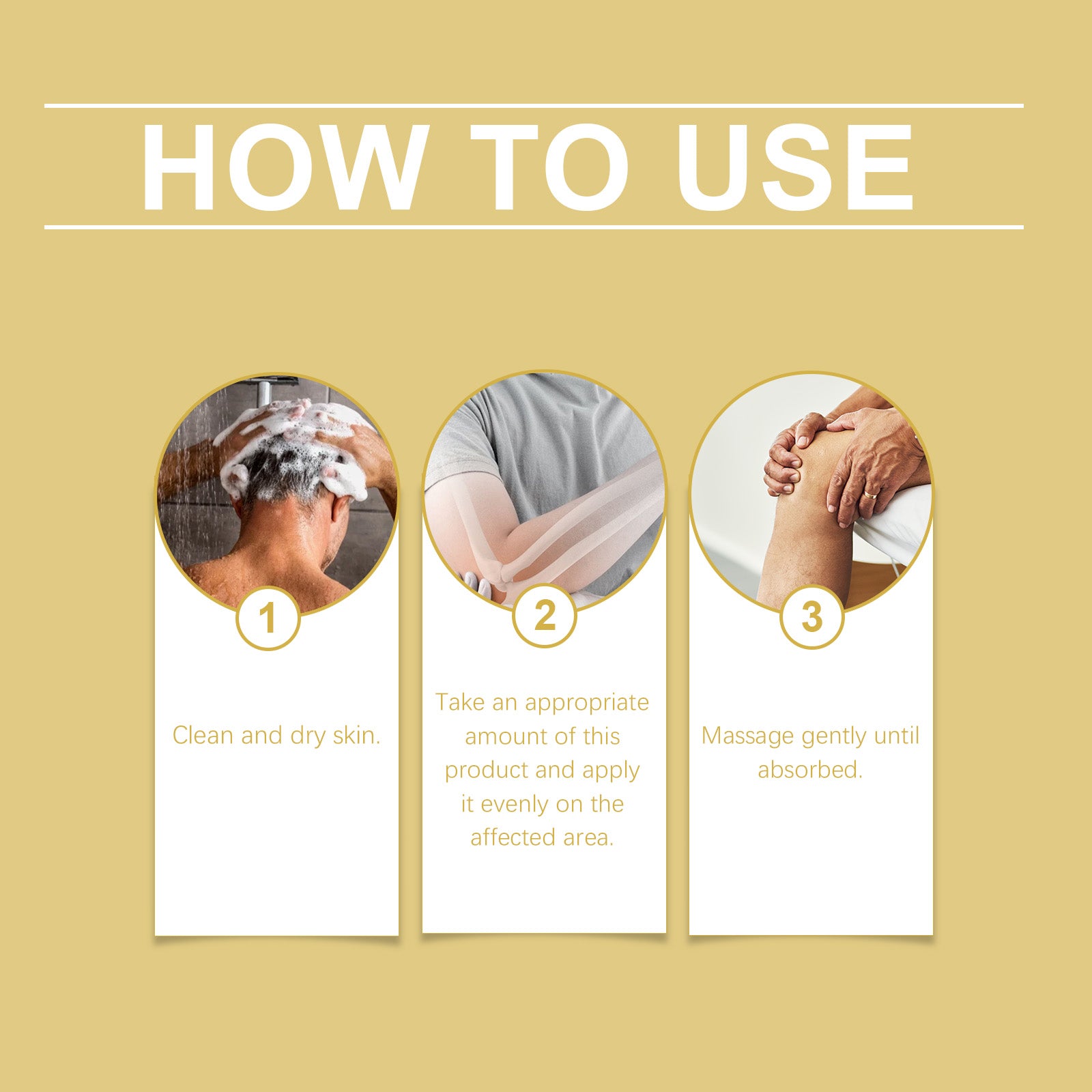 How to use XIMONTHS knee joint cream