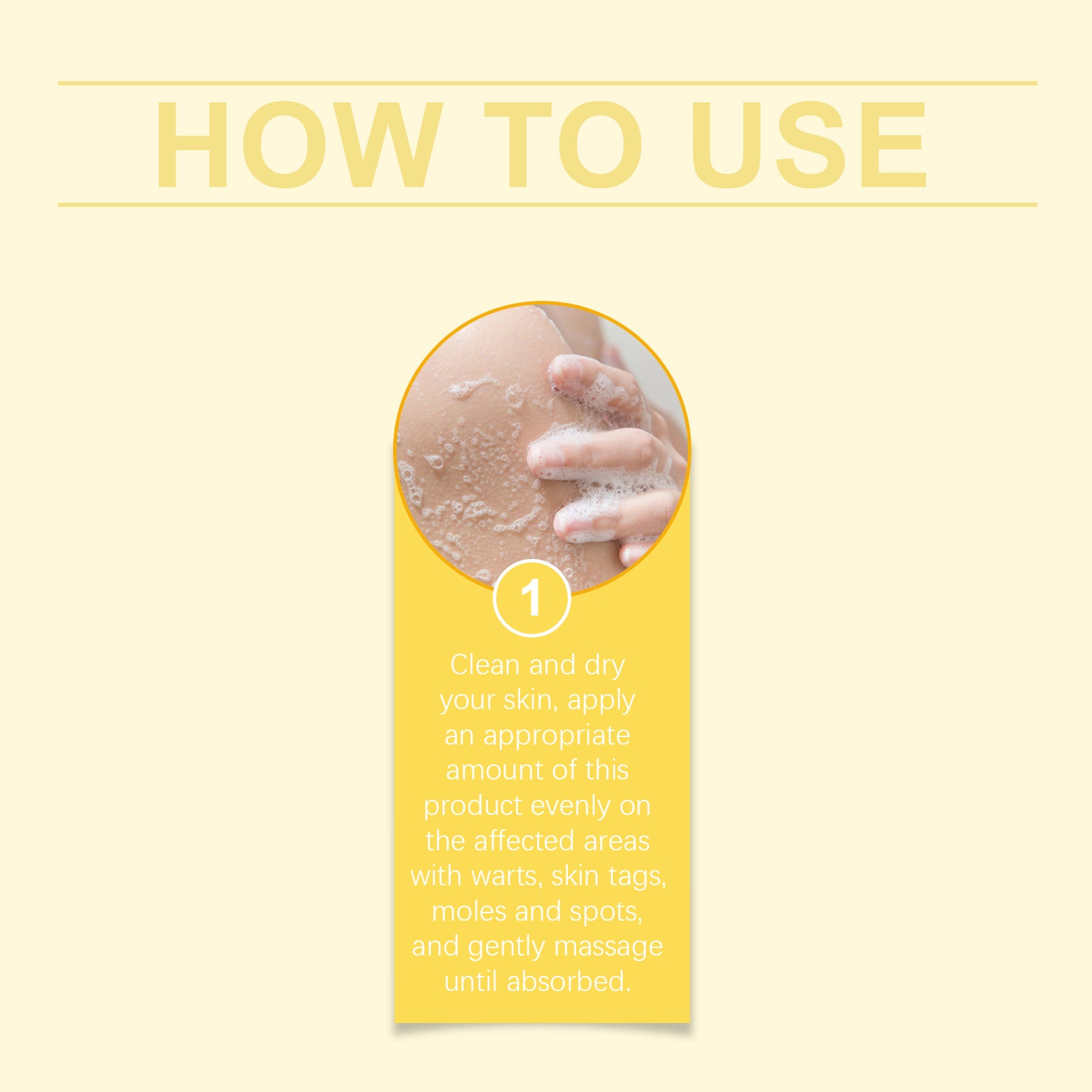 Gel directions: clean skin, apply locally and massage