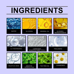 Acne care cream ingredients and skin barrier support