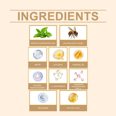 Bee venom care cream for smooth-looking skin