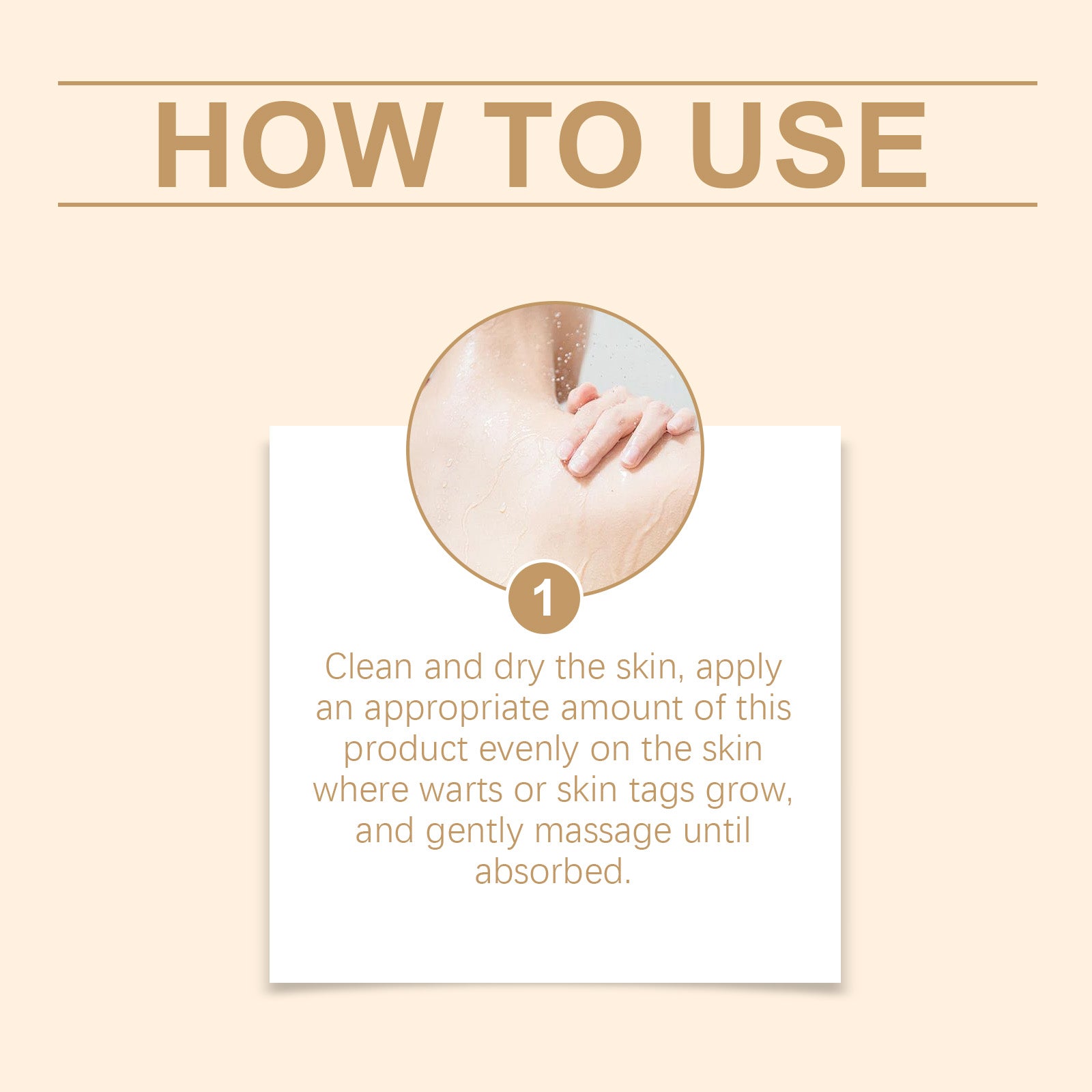 Topical cream for careful cosmetic application