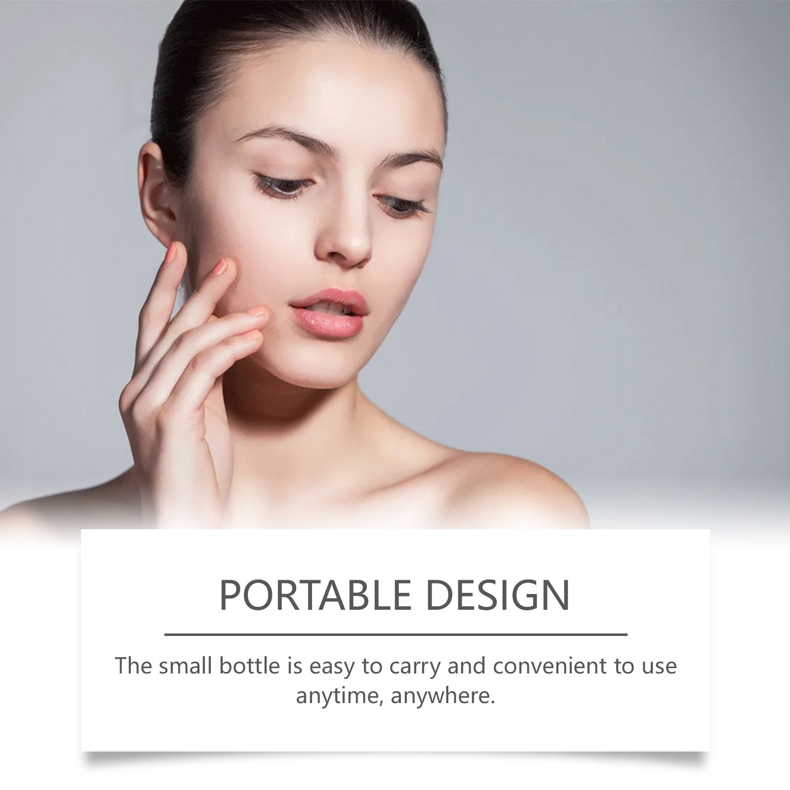 Lightweight skin tag care spray for targeted use