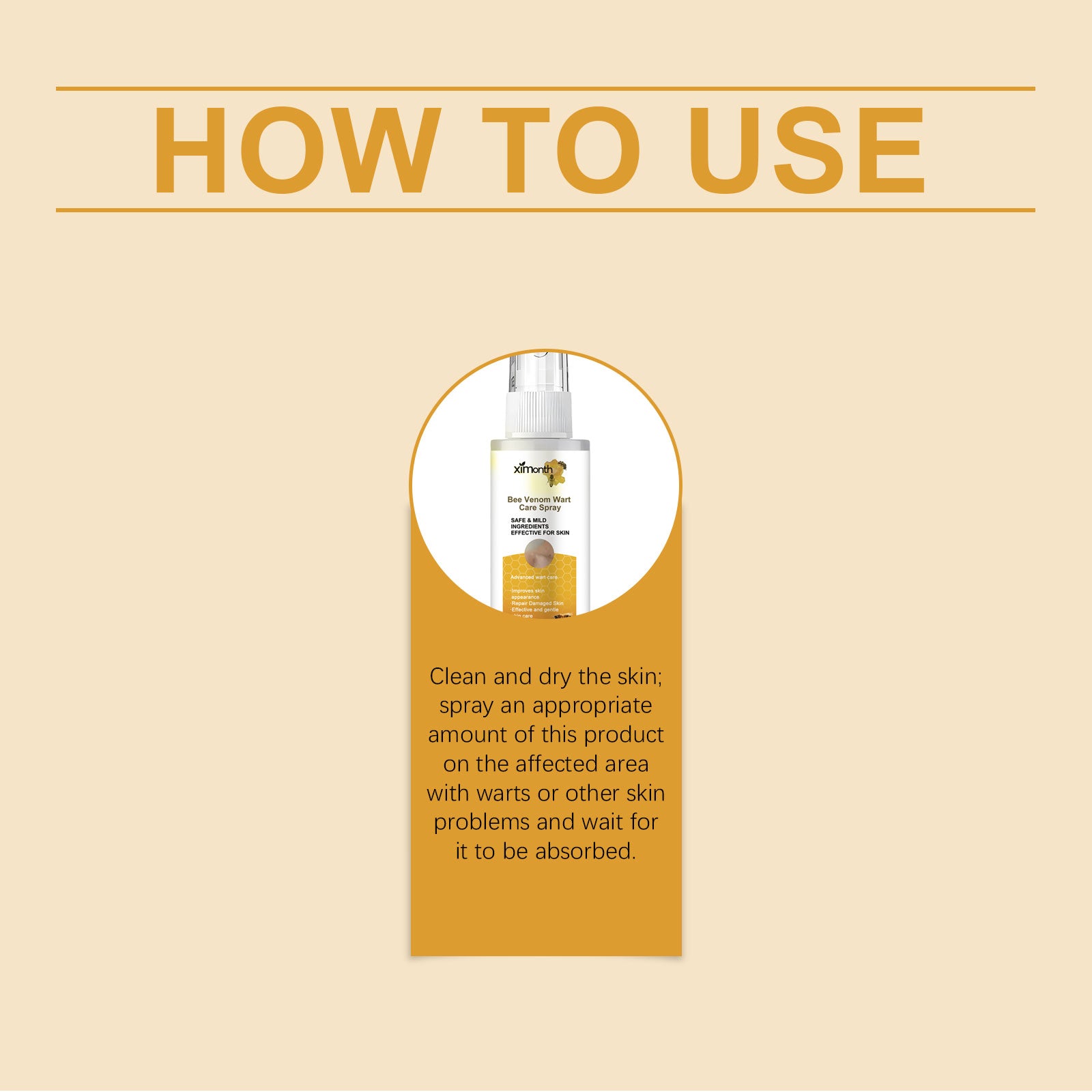 Skin tag spray daily-care format