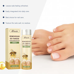 Nail spray for clean smooth-looking nails