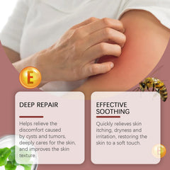 Small-area skin care ointment texture