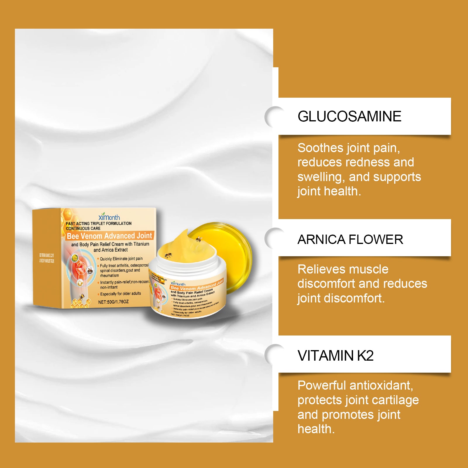 Joint balm for daily external comfort care