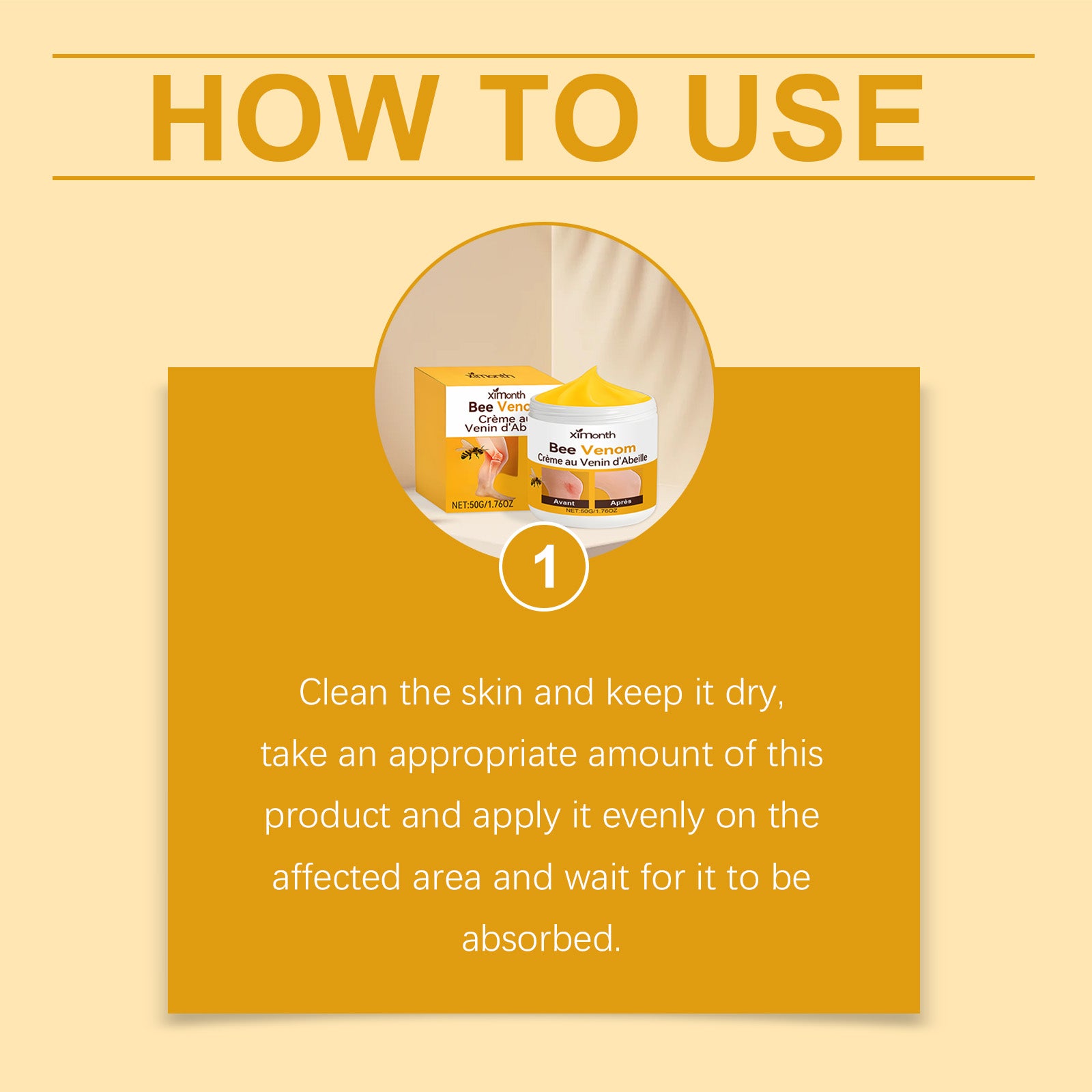 Moisturizing joint cream texture