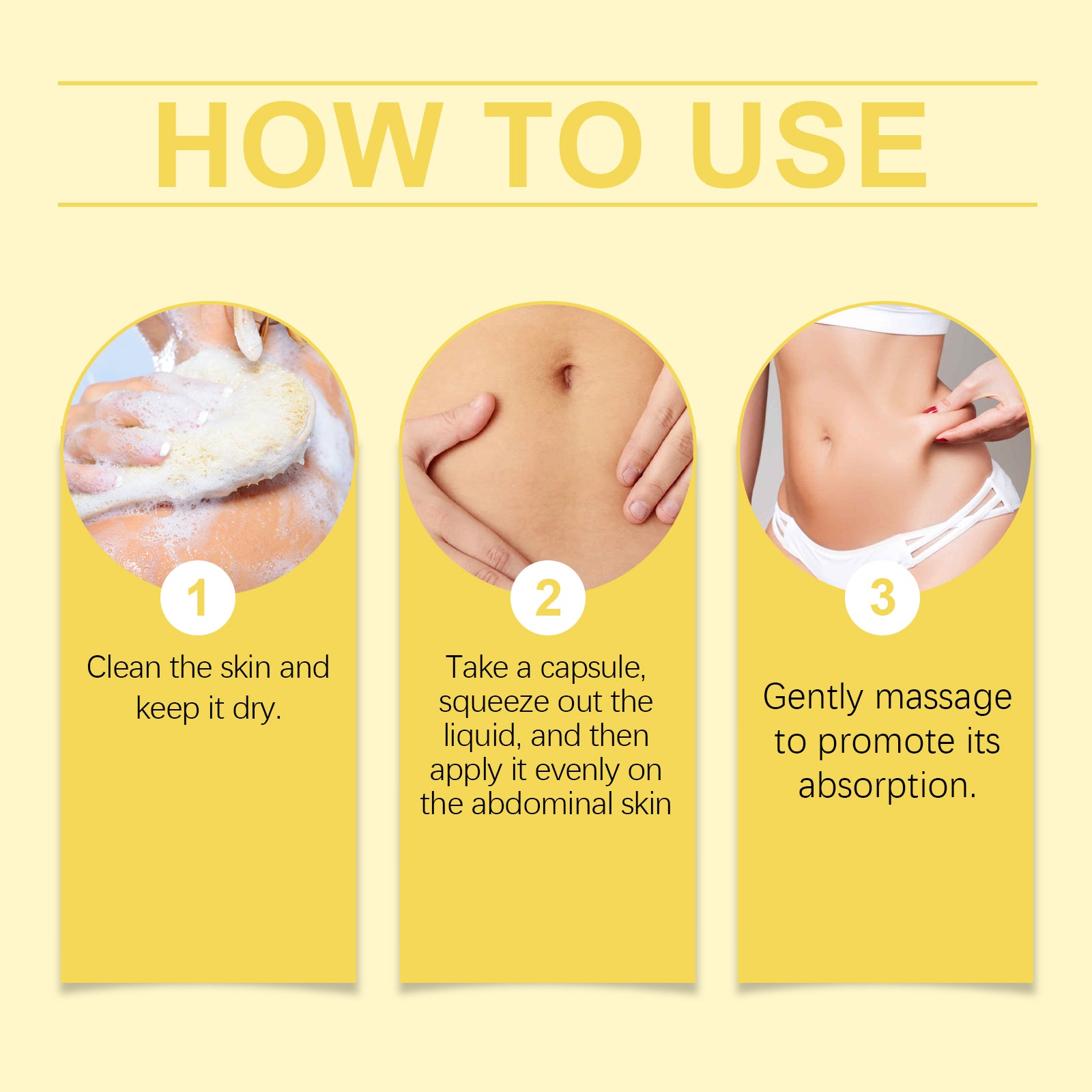 Seven-piece topical oil capsule pack