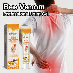 Applying Bee Venom Spinal Joint Care Cream to neck and lumbar spine for fast pain relief