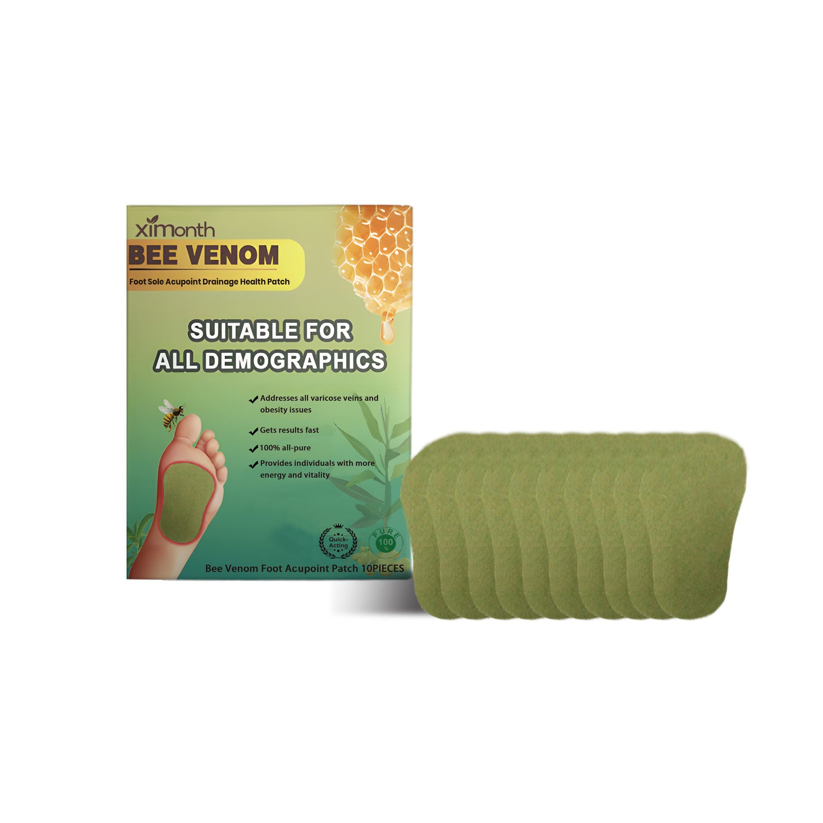 XIMONTHS bee venom foot care patches