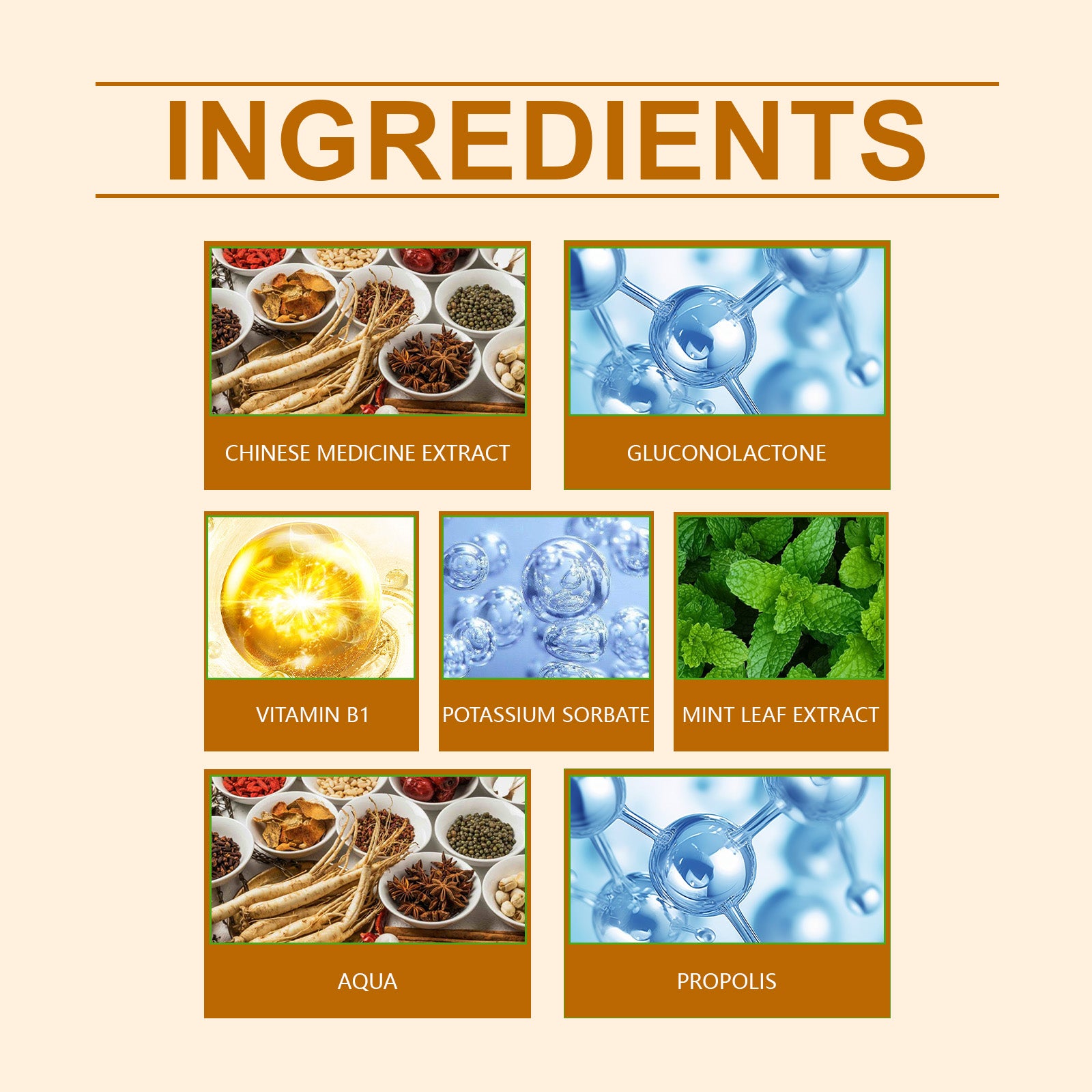 Propolis and mint leaf extract ingredient overview