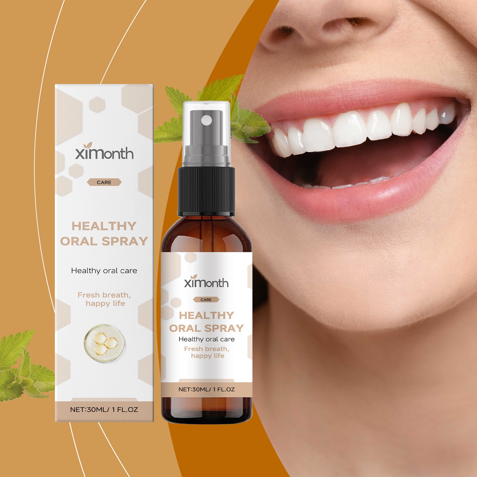 XIMONTHS propolis mouth spray for fresh breath