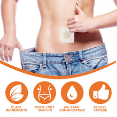 Body patch with mugwort and calendula