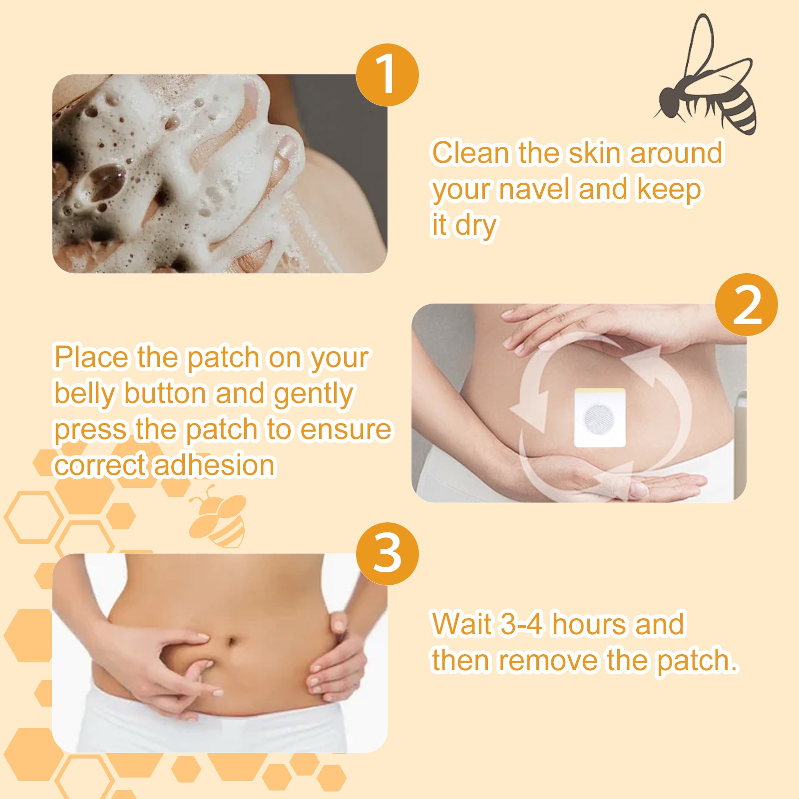 How to use XIMONTHS body toning patch